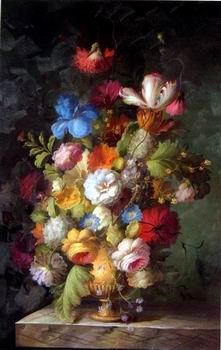 unknow artist Floral, beautiful classical still life of flowers.02